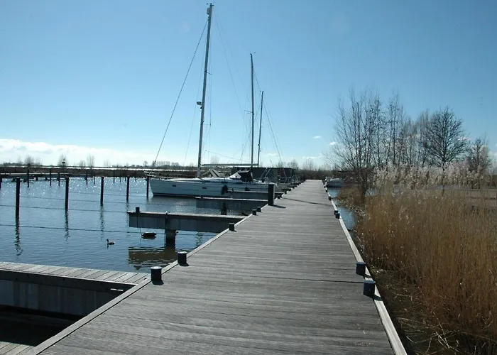 Beautiful Houseboat In The Harbour Of Volendam Near Centre